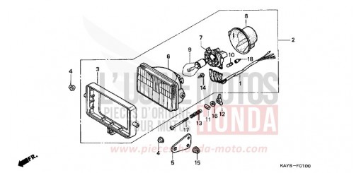 PROJECTEUR NX125S de 1995